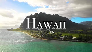 Top 10 Places To Visit In Hawaii [upl. by Nnaxor]