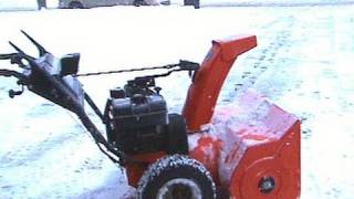 Ariens 1028 Snowblower in Action PART 1 OF 3 Jan 12th 2011 [upl. by Shoshanna311]