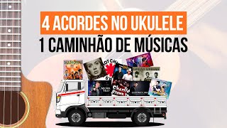 1000 músicas de 4 acordes no ukulele [upl. by Randie]