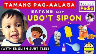 TIPS HOME REMEDY sa UBO AT SIPON sa BABY at BATA  UBO AT SIPON NG BABY AT BATA MABISANG GAMOT [upl. by Aros]