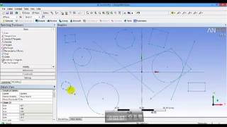 ANSYS Design Modeler  How To Draw Sketches Ansys Workbench Tutorial for Beginners [upl. by Aleyak]