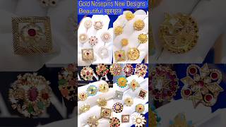 Nose Pin Earrings Gold Gold Nose Pin Design Nose Pin Diamond Nose Pin Ke Design shorts vlog 26 [upl. by Aihseyt]