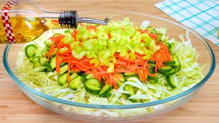 Dieses Rezept kennen nur wenige Dieser Salat ist so lecker dass Sie ihn immer wieder kochen werden [upl. by Ado52]