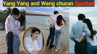 Yang Yang and Wang Churan Spotted Abroad Amidst Dating Rumors Hugging and Kissing each other [upl. by Lemrahc]