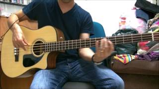 Fender CB100CE AcousticElectric Bass  Demo [upl. by Fox]