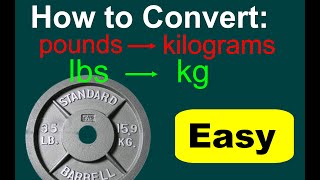 Converting lbs to kg lbs to kg conversion Conversions of pounds to kilograms [upl. by Zohara]