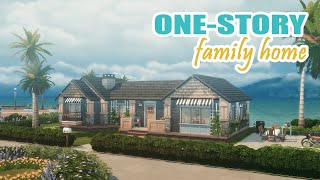 OneStory Family Home  The Sims 4 Speed build [upl. by Vernon]