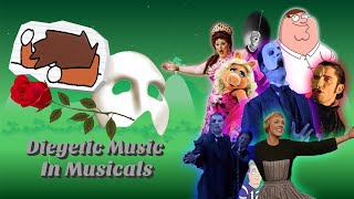 Diegetic Music in Musicals  Phantom of the Opera Sound of Music and more [upl. by Nerat]