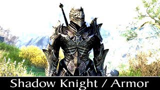 Skyrim Special Edition ▶️Shadow Knight  Armor◀️ Mini Mod Showcase [upl. by Ricarda]