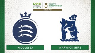 MIDDLESEX V WARWICKSHIRE  DAY ONE MATCH ACTION [upl. by Damas122]