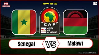 Senegal vs Malawi  Africa Cup of Nations 2024  CAF AFCON  Football Live Score Update [upl. by Akinor]