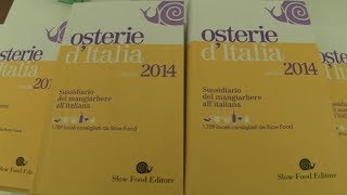 Presentato a Matera in nuovo quotsussidiarioquot delle Osterie dItalia ed 2014 di Slow Food [upl. by Hammerskjold]