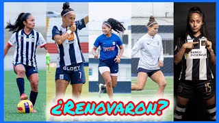 🛑 ALIANZA LIMA FEMENINO ⚽ Renovaciones 2024 LAS REFERENTES 💯 [upl. by Esina701]