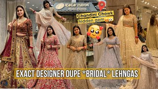 TRENDY DESIGNER BRIDAL LEHNGAS  Kalanoor Chandini Chowk Collection  Kashika [upl. by Anivlac]