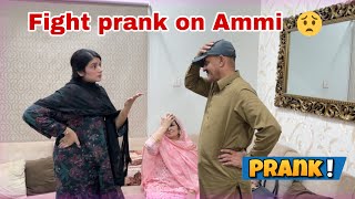 Fight with husband prank on Ammi😠Ammi shadid preshaan😭 [upl. by Laamak195]