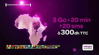 Pour vos déplacement en Afrique inwi Business est à vos côtés avec le nouveau Pass roaming [upl. by Eisteb174]