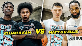 He Caught FIRE Kam amp Elijah vs B Ellis amp Matt Lee 2v2 [upl. by Leftwich]