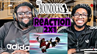 The Boondocks Season 2 Episode 1 quotOr Die Tryingquot REACTION [upl. by Satsoc]