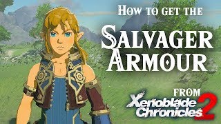 How to Get Xenoblade Chronicles 2 Salvager Armour  The Legend of Zelda Breath of the Wild [upl. by Leotie]