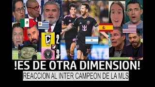 ALUCINANTE PRENSA MUNDIAL se RINDE ante MESSI tras GANAR otro TITULO con el INTER de MIAMI [upl. by Nyrmac]