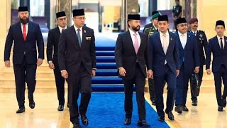 Pemangku Sultan Johor berangkat ke hari kedua Mesyuarat Majlis RajaRaja Ke266 di Istana Negara [upl. by Basso]