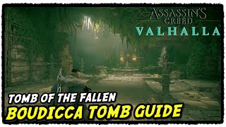 AC Valhalla Boudicca Tomb  Tomb of the Fallen Location Guide [upl. by Ripley]