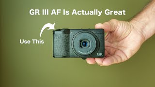 Ricoh GR III AF Setup Guide –Get Great Results With These Tips [upl. by Eiloj]