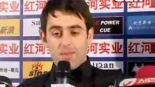 Ronnie OSullivan at the press conference China open 2008 [upl. by Alten171]