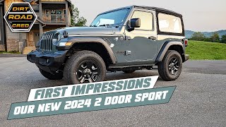 Our NEW 2024 Jeep Wrangler 2 Door Sport [upl. by Michella505]