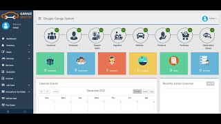 Garage Master  Garage Management System using php mysql [upl. by Leinoto]