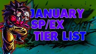 JANUARY 2020 SPARKING TIER LIST  DRAGON BALL LEGENDS [upl. by Odragde]