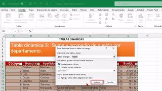 Domina el Análisis de Datos Suma y Promedio de Sueldos por Departamento con Tablas Dinámicas [upl. by Moyer]