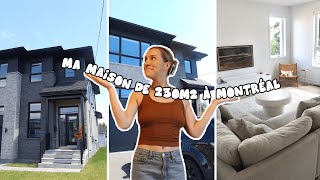 MONTRÉAL HOME TOUR 🏡❤️ Notre maison de 230m2 [upl. by Gerger]