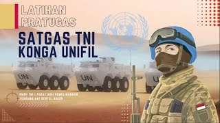 Latihan Pratugas Satgas TNI KONGA UNIFIL [upl. by Helbona625]