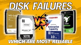 Comparing Seagate vs Western Digital WD Toshiba and HGST hard disk failure rates and lifespans [upl. by Leinnad]