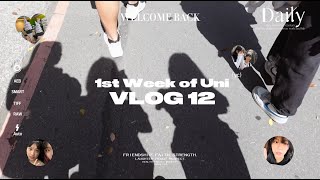 Vlog 12｜台大開學後第一週都在做什麼？｜台大的加簽大地｜只有12學分怎麼過活一週｜NTU VLOG [upl. by Anirbaz852]