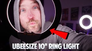 Ubeesize 10quot Ring Light  The BEST Affordable Ring Light [upl. by Ethyl12]