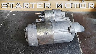 How to make old Starter Motor Work like New How to fix rebuild and clean starter motor [upl. by Philan]