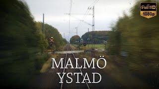 Train Drivers View MalmöYstad [upl. by Maghutte821]