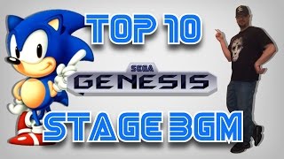 Top 10 Sega Genesis Stage Background Music  Nefarious Wes [upl. by Chick]