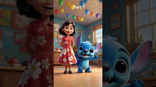 Learning the Letter I with Lilo and Stitch learning education kids animation letters [upl. by Nnyltak370]