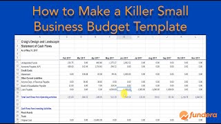 Our Killer Small Business Budget Template Will Save You Time And Money 2019 [upl. by Pritchett]