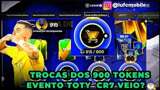 ✅CR7  NO PACK DE 900 TOKENS DA TOTY FCMOBILE😱😱😱😱 [upl. by Aneen151]