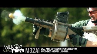 Six Times the Boom The Milkor M32A1 Grenade Launcher [upl. by Seaddon]