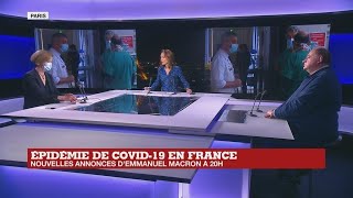 Épidémie de Covid19 en France  nouvelles annonces dEmmanuel Macron à 20h [upl. by Morganstein]