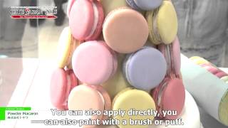 CITE JAPAN 2015  Powder Macaron  Tokiwa Corporaton [upl. by Studdard]