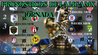 Pronosticos Jornada 1 Liga Mx 2024 [upl. by Frech23]