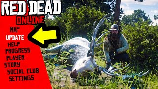 How to Hunt Legendary Animals in Red Dead Online New Update Naturalist Role Leveling [upl. by Vedette]