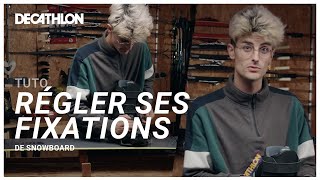 TUTO  Comment bien régler ses fixations de snowboard  🏂 I Decathlon [upl. by Rather]