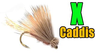 X Caddis Fly Tying  Craig Mathews Fly Pattern [upl. by Eerolam]